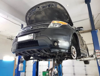 Выполненый ремонт электроусилителя руля (ЭУР) Ford Explorer 5 - записаться на бесплатную диагностику электрорейки в Авторебус