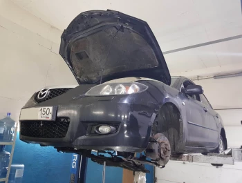 Выполненый ремонт рулевой рейки Mazda 3 BK - записаться на бесплатную диагностику в Авторебус