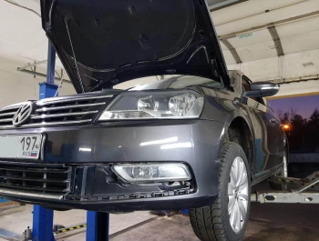 Выполненый ремонт электроусилителя руля (ЭУР) VW Passat B7 - записаться на бесплатную диагностику электрорейки в Авторебус
