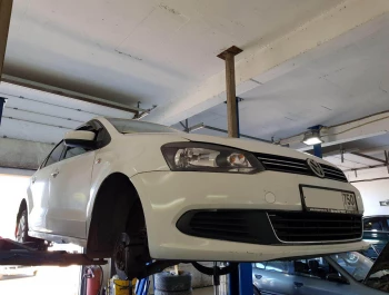 Выполненый ремонт электроусилителя руля (ЭУР) VW Polo V - записаться на бесплатную диагностику электрорейки в Авторебус
