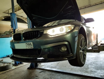Выполненый ремонт электроусилителя руля (ЭУР) BMW 4 (F32) - записаться на бесплатную диагностику электрорейки в Авторебус