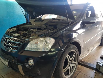 Выполненый ремонт гидравлической рулевой рейки Mersedes-Benz W164 ML - записаться на бесплатную диагностику в Авторебус