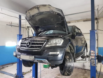 Выполненый ремонт гидравлической рулевой рейки Mersedes-Benz M-Klasse (W164) - записаться на бесплатную диагностику в Авторебус