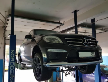 Выполненый ремонт электроусилителя руля (ЭУР) Mersedes-Benz GLE (166 AMG) - записаться на бесплатную диагностику электрорейки в Авторебус